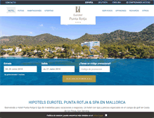 Tablet Screenshot of hoteleurotelmallorca.com